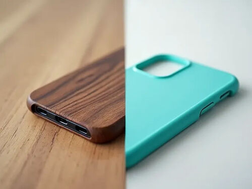 Latest company blog about Wood Vs Plastic Comparing Phone Case Materials
