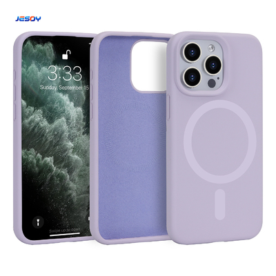 Magsafe Liquid Silicone Cover Điện thoại di động chống nước cho iPhone 16 15