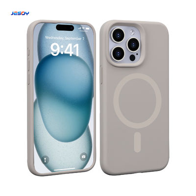 Goede prijs. iPhone 14 13 Pro Max Magsafe Silicone Hoesje Schokbestendig Bescherming Mobiele Hoesje online