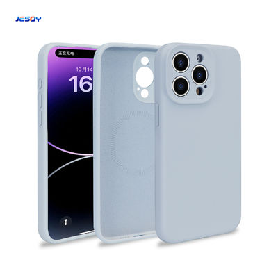 Un buen precio. Capa de teléfono de silicona magnética personalizada a prueba de agua para iPhone 16 15 Pro Max en línea