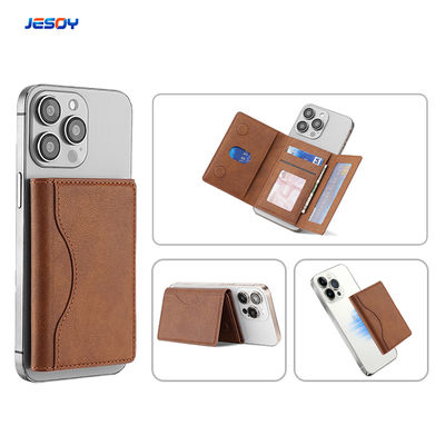 Giá tốt. Billfold Luxury Flip Magnetic Da ví Magsafe 6 Card Holder Đứng cho iPhone trực tuyến