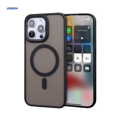 Goede prijs. Metalen cameraframe Magsafe mobiele hoes anti-vingerafdruk online