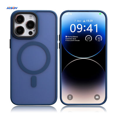Harga yang bagus Soft TPU Bumper Magnetic Case Shockproof Untuk IPhone 16 15 14 Pro Max on line