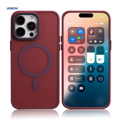 Un buen precio. Cuerpo de teléfono magnético antihuellas digitales Cuerpo de protección MagSafe sin fisuras en línea