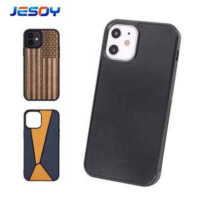 ราคาดี โทรศัพท์กันกระแทกกรวย Case Inlay ผิวหนังไม้โคลน Cover มือถือสําหรับ iPhone ออนไลน์