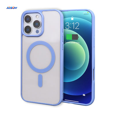 Un buen precio. Cubierta de teléfono magnético Tpu de colores Capa de teléfono celular Compatible con MagSafe en línea