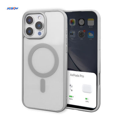 Bom preço. Caixa de telefone magnética à prova de choque Tpu transparente traseira para iPhone Case 16 15 Pro Max on-line