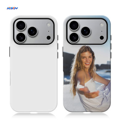 İyi bir fiyat. Blank 3D Kaplı 2 in 1 Sublimasyon Film Telefon Kutusu iPhone 17 için DIY Özel Parlak çevrimiçi