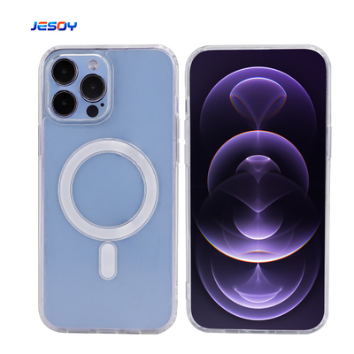 Good price Anti Yellow Magsafe Phone Case Transparent TPU Magnet For IPhone 16 Pro Max online