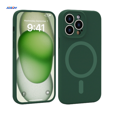 Good price IPhone 16 14 Magsafe Liquid Silicone Cell Phone Case With Customizable Logo online