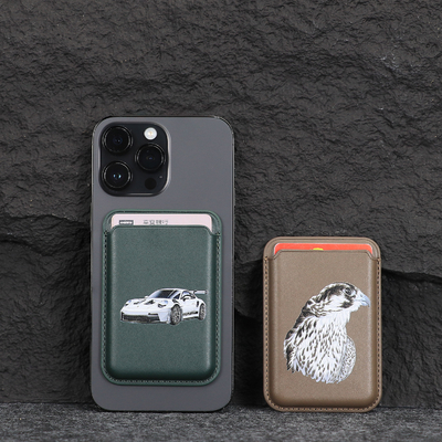 25 Color Magsafe Magnetic Wallet Card Holder Customizable For IPhone