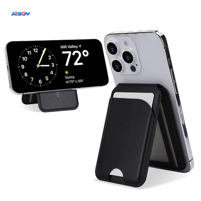 Giá tốt. Logo nổi bật MagSafe Wallet Đứng điện thoại điều chỉnh Magnet Wallet Card Holder trực tuyến