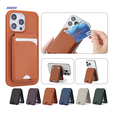 Good price Premium Leather Magnetic Wallet Phone Stand Adjustable Magsafe Card Holder online
