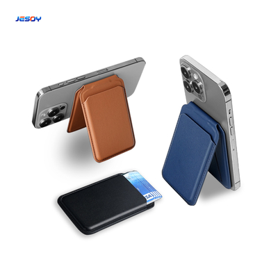 Ein guter Preis. Customized Magsafe Wallet aus echtem Leder mit verstellbarem Aufstellungslogo Online