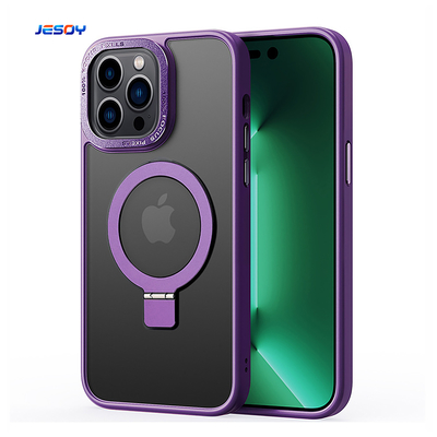 Giá tốt. Magnetic Invisible Stand Magsafe Phone Case 16FT Bảo vệ chống sốc quân sự trực tuyến