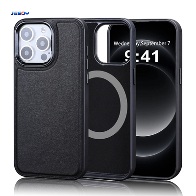 Good price Silk Screen Printing Leather Phone Case Lightweight For IPhone 16 Pro Max online