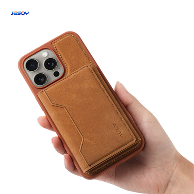 Good price Customizable Leather Phone Case Magnetic Shockproof For IPhone And Samsung online
