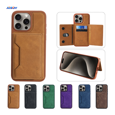 Good price Custome Magsafe Leather Phone Wallet Shockproof For IPhone And Samsung online