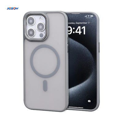 Skin Friendly Soft TPU Magsafe Phone Case Shockproof Anti Fingerprint Mobile Cover