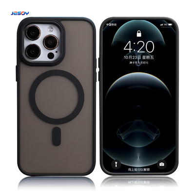 Хорошая цена. IPhone 16 Pro Магнитный телефонный корпус Антиотпечатки пальцев Совместимое зарядное устройство Magsafe онлайн