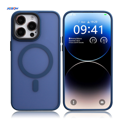 Soft TPU Bumper Magnetic Case Shockproof For IPhone 16 15 14 Pro Max