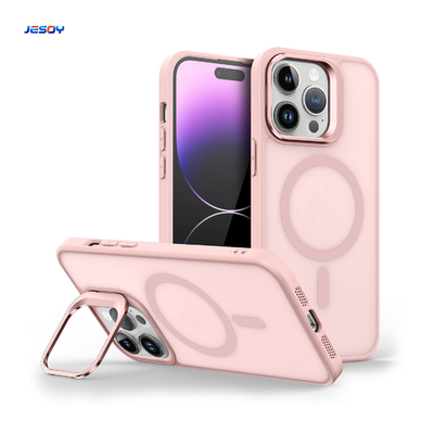Built In Camera Kick Stand Magnetic Phone Case 12FT Shockproof For IPhone