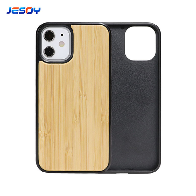 Personalised Carved Wooden Phone Case Bamboo Mobile Cover Walnut Shockproof