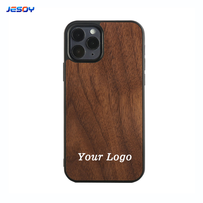 Good price Bamboo Natural Walnut Wooden Phone Cover Shockproof For IPhone online