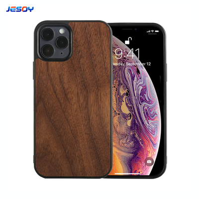 Good price TPU Bumper Shockpoof Wooden Bamboo Phone Cover For IPhone And Samsung online