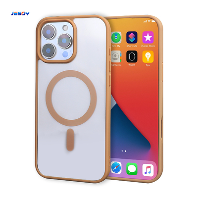 Soft TPU Bumper Magnet Mobile Phone Cover Transparent Skin Friendly