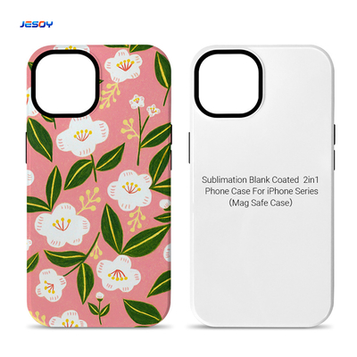 Good price Magnetic Coating 2 In 1 3D Sublimation Phone Case For IPhone Blank Cover online
