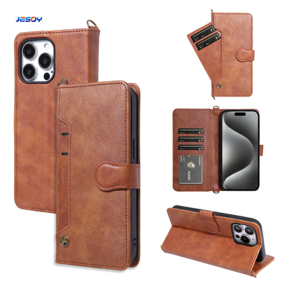 Good price Wallet Stand Function Flip Pu Leather Phone Cases With Strap online