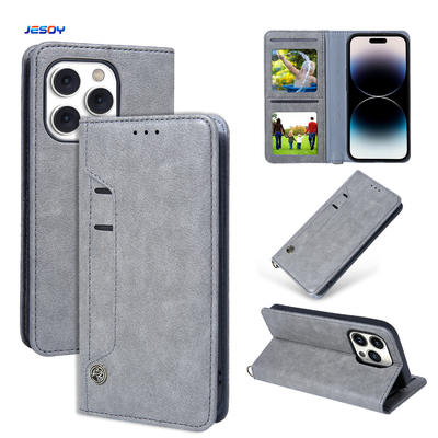Good price Mobile Cell Phone Leather Cover Card Holder Wallet Leather I Phone Case For IPhone online